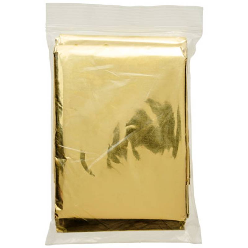 2účelová núdzová prikrývka Frederik, zlatá 2účelová núdzová prikrývka Frederik, zlatá