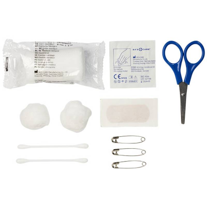 16 dielne vrecko prvej pomoci na kľúčenku Valdemar, čierna 16 dielne vrecko prvej pomoci na kľúčenku Valdemar, čierna