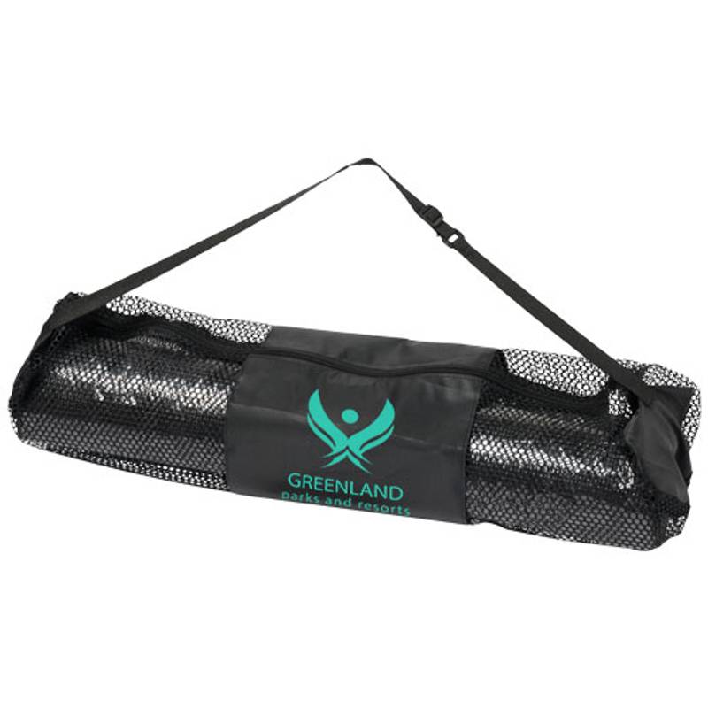 Podložka na jógu Babaji, PVC Plastic, sivá/čierna Podložka na jógu Babaji, PVC Plastic, sivá/čierna