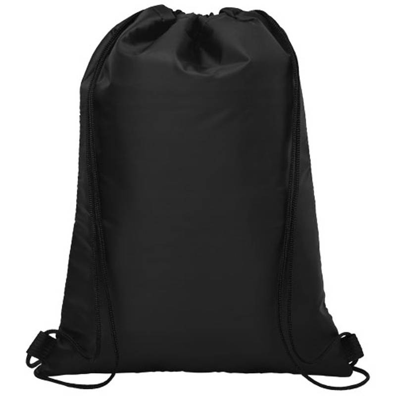 Chladiaca taška Oriole so sťahovacou šnúrkou, z polyesteru, čierna Chladiaca taška Oriole so sťahovacou šnúrkou, z polyesteru, čierna