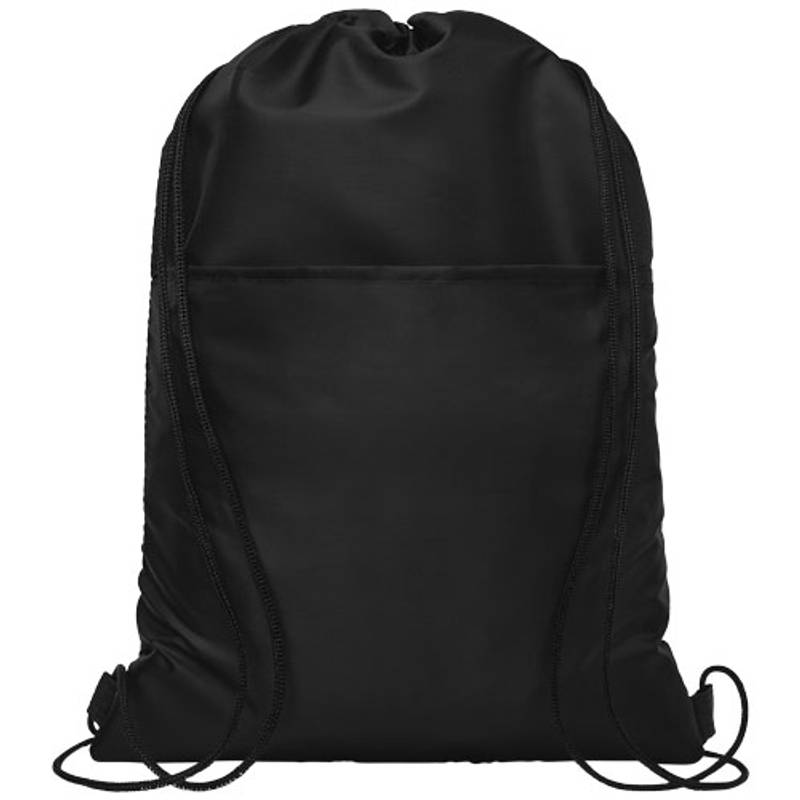 Chladiaca taška Oriole so sťahovacou šnúrkou, z polyesteru, čierna Chladiaca taška Oriole so sťahovacou šnúrkou, z polyesteru, čierna