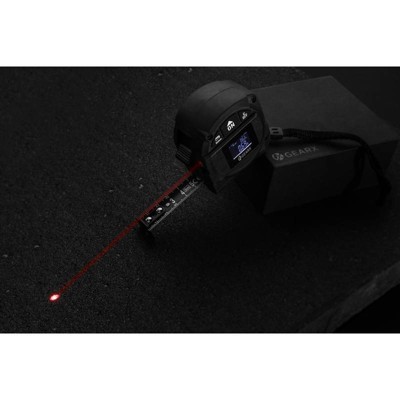 Zvinovací meter Gear X 5 m s 30m laserom Zvinovací meter Gear X 5 m s 30m laserom