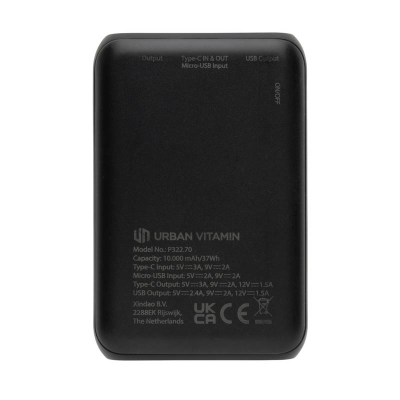 Powerbanka Urban Vitamin Alameda 10 000 mAh 18W PD Powerbanka Urban Vitamin Alameda 10 000 mAh 18W PD