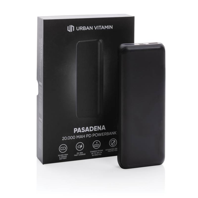 Powerbanka Urban Vitamin Pasadena 20 000 mAh 18W PD Powerbanka Urban Vitamin Pasadena 20 000 mAh 18W PD