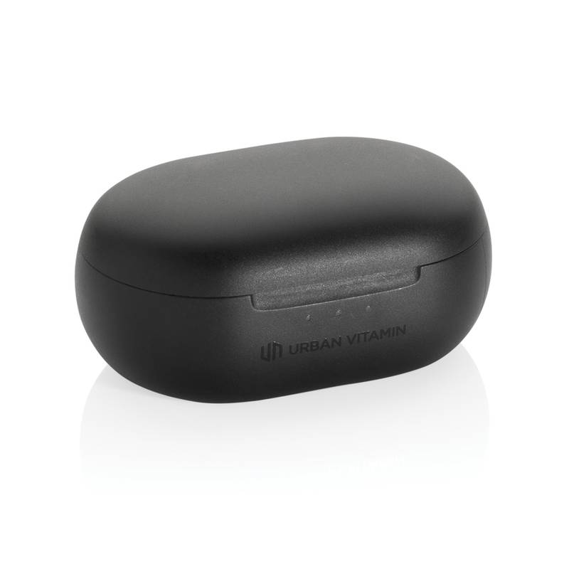 TWS slúchadlá Urban Vitamin Gilroy hybrid ANC & ENC, čierna TWS slúchadlá Urban Vitamin Gilroy hybrid ANC & ENC, čierna