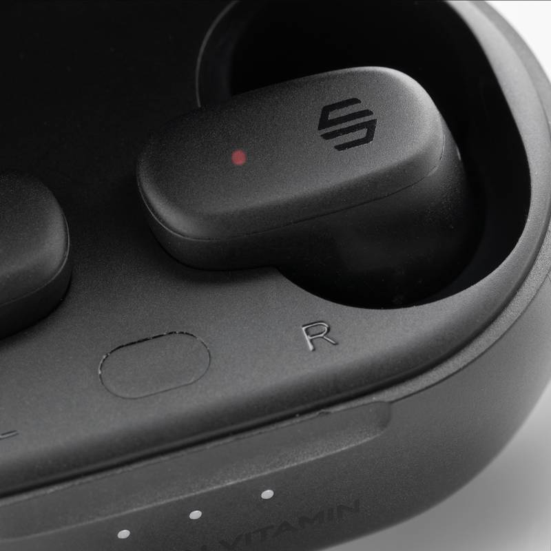 TWS slúchadlá Urban Vitamin Gilroy hybrid ANC & ENC, čierna TWS slúchadlá Urban Vitamin Gilroy hybrid ANC & ENC, čierna