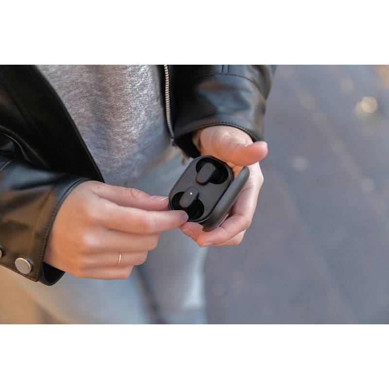 TWS slúchadlá Urban Vitamin Gilroy hybrid ANC & ENC, čierna TWS slúchadlá Urban Vitamin Gilroy hybrid ANC & ENC, čierna