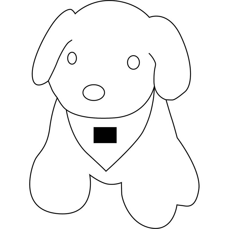 Plyšový psík "Benni", biela Plyšový psík "Benni", biela