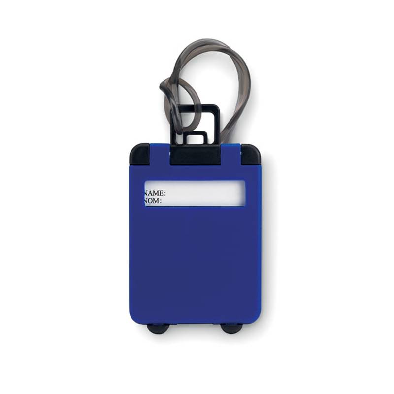 Plastová jmenovka, královská modrá Plastová jmenovka, královská modrá