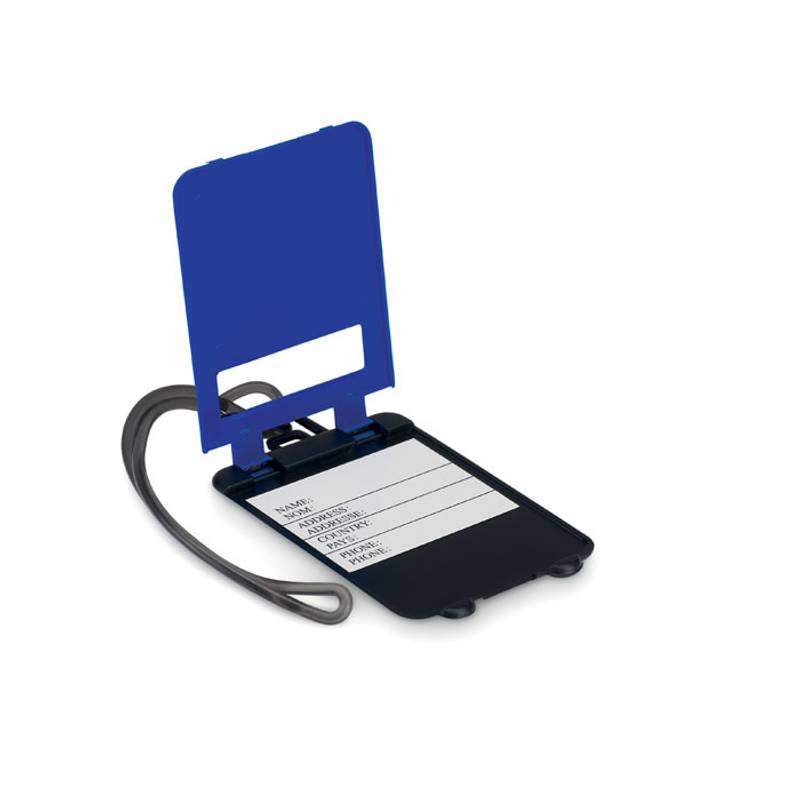 Plastová jmenovka, královská modrá Plastová jmenovka, královská modrá