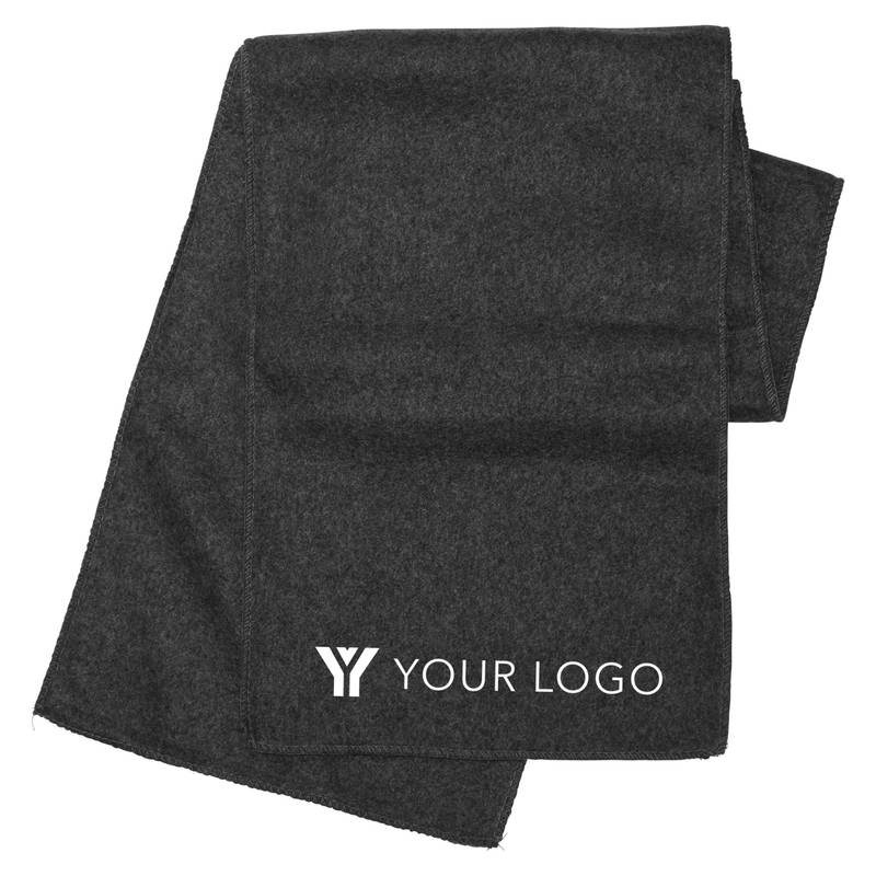 Fleecový šál, sivá /ALPINE/ Fleecový šál, sivá /ALPINE/