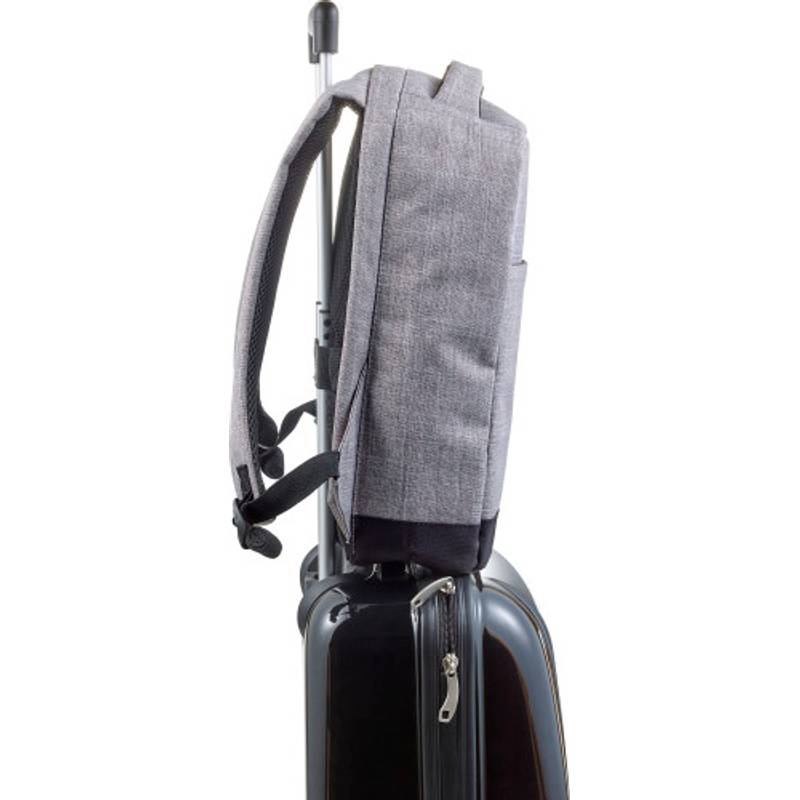 KEFUR cestovný batoh so vstupom pre USB, sivá KEFUR cestovný batoh so vstupom pre USB, sivá