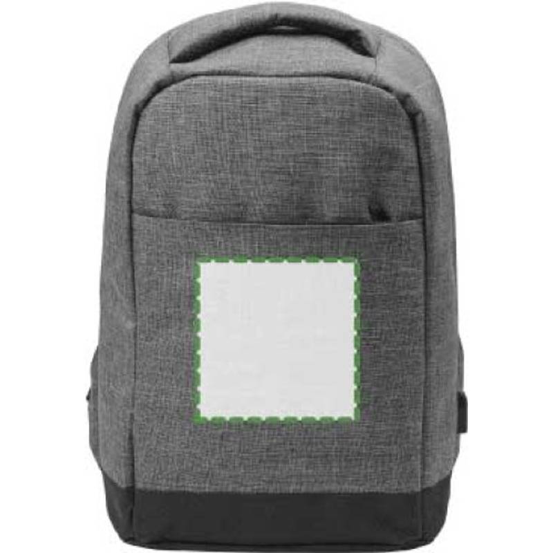 KEFUR cestovný batoh so vstupom pre USB, sivá KEFUR cestovný batoh so vstupom pre USB, sivá