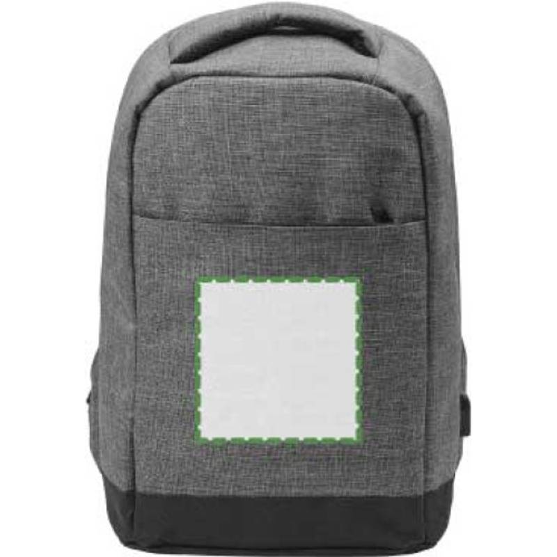 KEFUR cestovný batoh so vstupom pre USB, sivá KEFUR cestovný batoh so vstupom pre USB, sivá