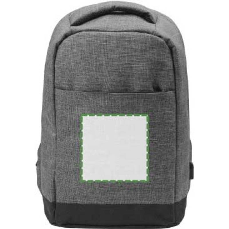 KEFUR cestovný batoh so vstupom pre USB, sivá KEFUR cestovný batoh so vstupom pre USB, sivá