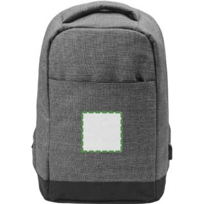 KEFUR cestovný batoh so vstupom pre USB, sivá KEFUR cestovný batoh so vstupom pre USB, sivá