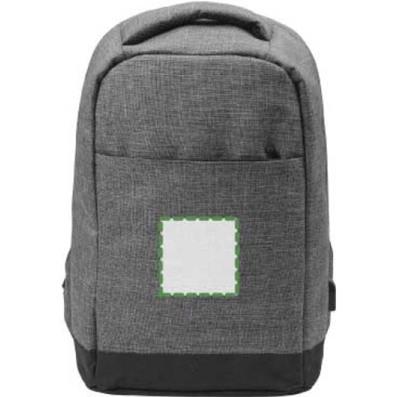 KEFUR cestovný batoh so vstupom pre USB, sivá KEFUR cestovný batoh so vstupom pre USB, sivá