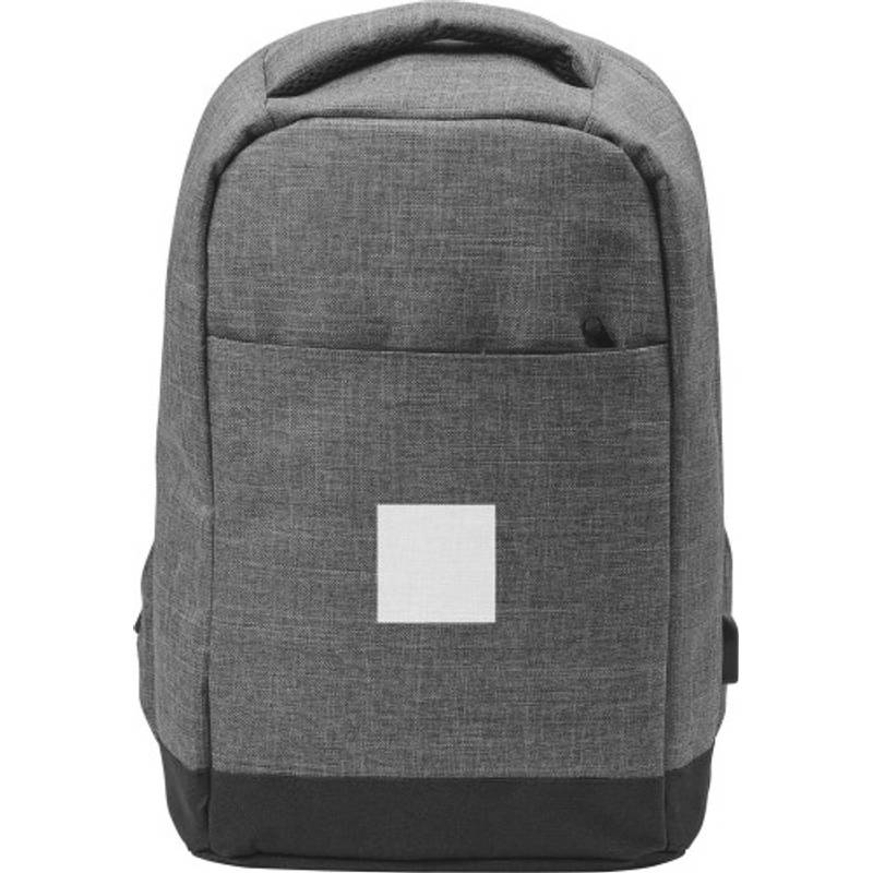 KEFUR cestovný batoh so vstupom pre USB, sivá KEFUR cestovný batoh so vstupom pre USB, sivá