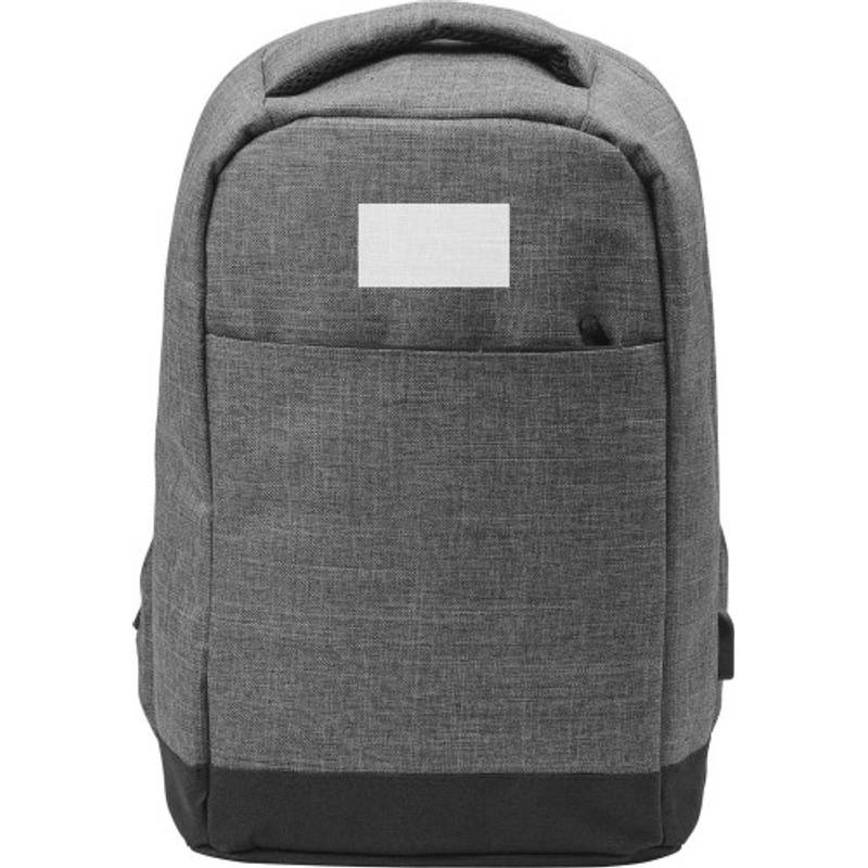 KEFUR cestovný batoh so vstupom pre USB, sivá KEFUR cestovný batoh so vstupom pre USB, sivá