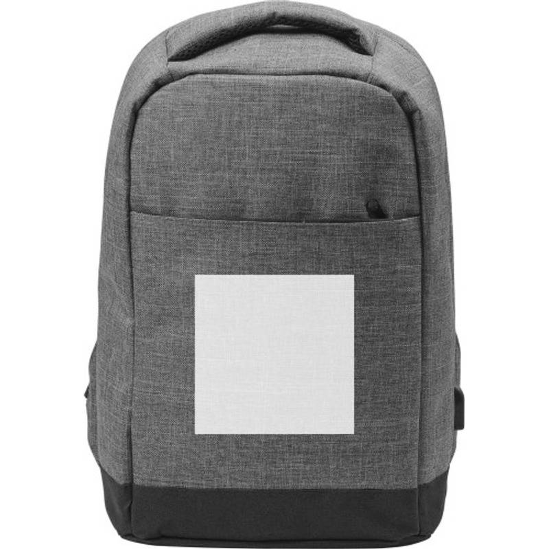 KEFUR cestovný batoh so vstupom pre USB, sivá KEFUR cestovný batoh so vstupom pre USB, sivá