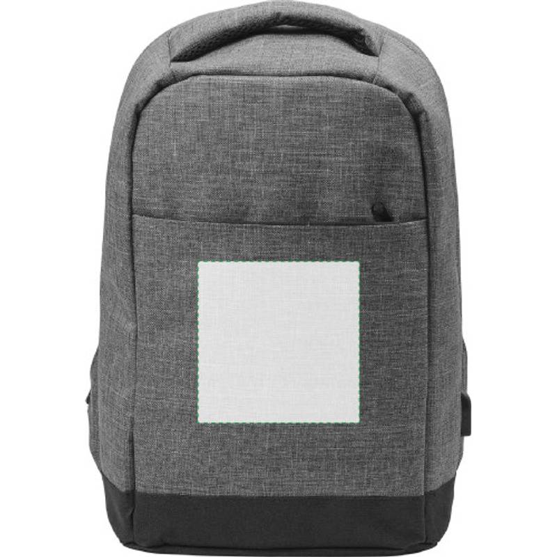 KEFUR cestovný batoh so vstupom pre USB, sivá KEFUR cestovný batoh so vstupom pre USB, sivá