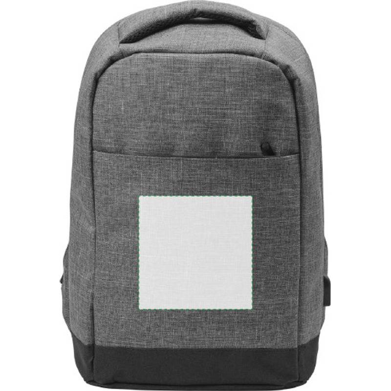 KEFUR cestovný batoh so vstupom pre USB, sivá KEFUR cestovný batoh so vstupom pre USB, sivá