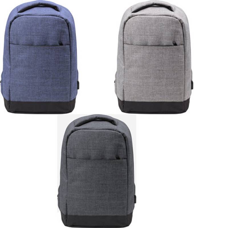 KEFUR cestovný batoh so vstupom pre USB, sivá KEFUR cestovný batoh so vstupom pre USB, sivá