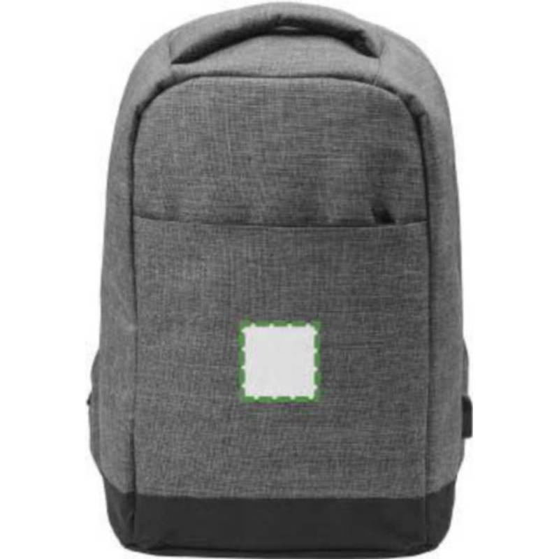 KEFUR cestovný batoh so vstupom pre USB, sivá KEFUR cestovný batoh so vstupom pre USB, sivá