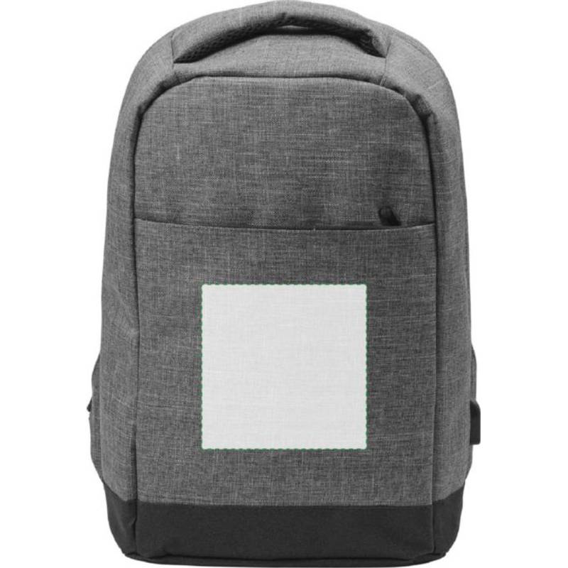 KEFUR cestovný batoh so vstupom pre USB, sivá KEFUR cestovný batoh so vstupom pre USB, sivá