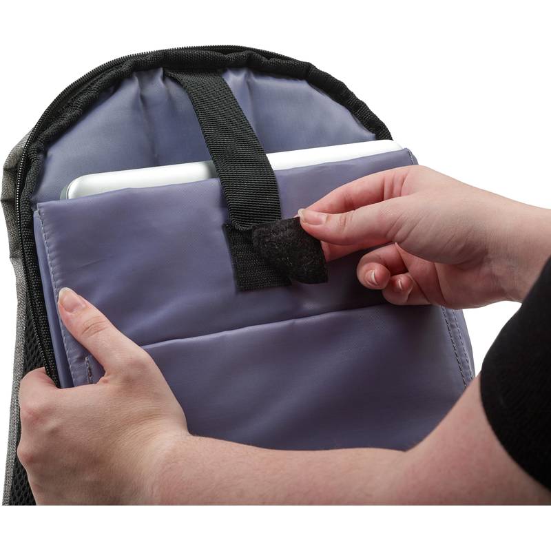 KEFUR cestovný batoh so vstupom pre USB, sivá KEFUR cestovný batoh so vstupom pre USB, sivá