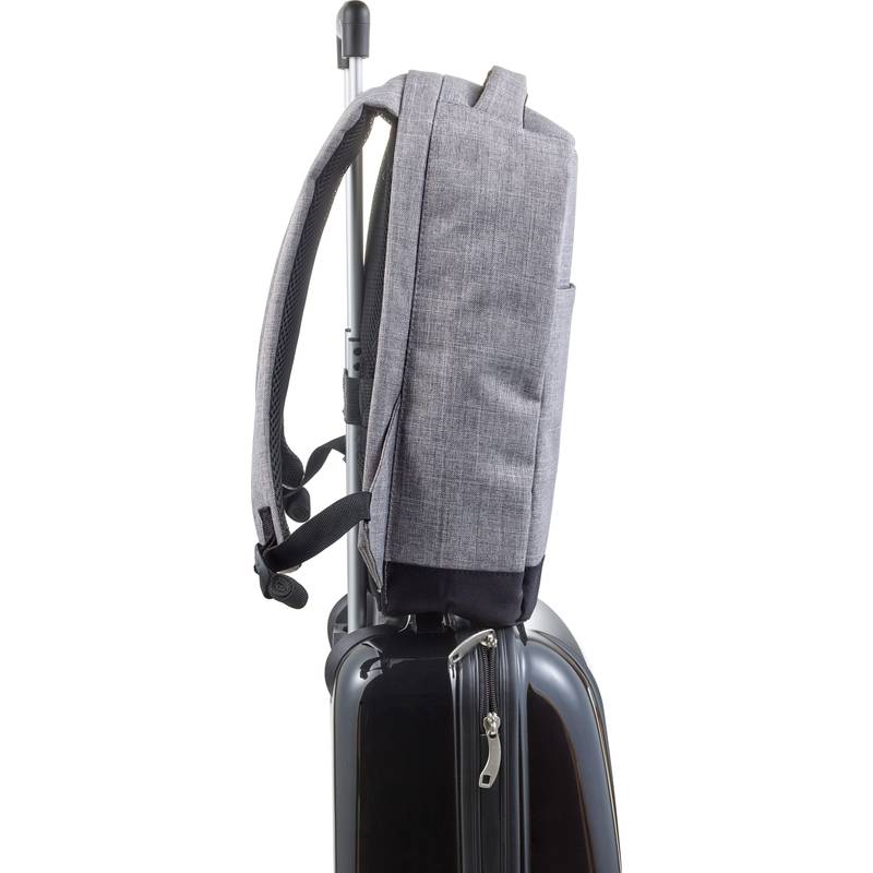 KEFUR cestovný batoh so vstupom pre USB, sivá KEFUR cestovný batoh so vstupom pre USB, sivá