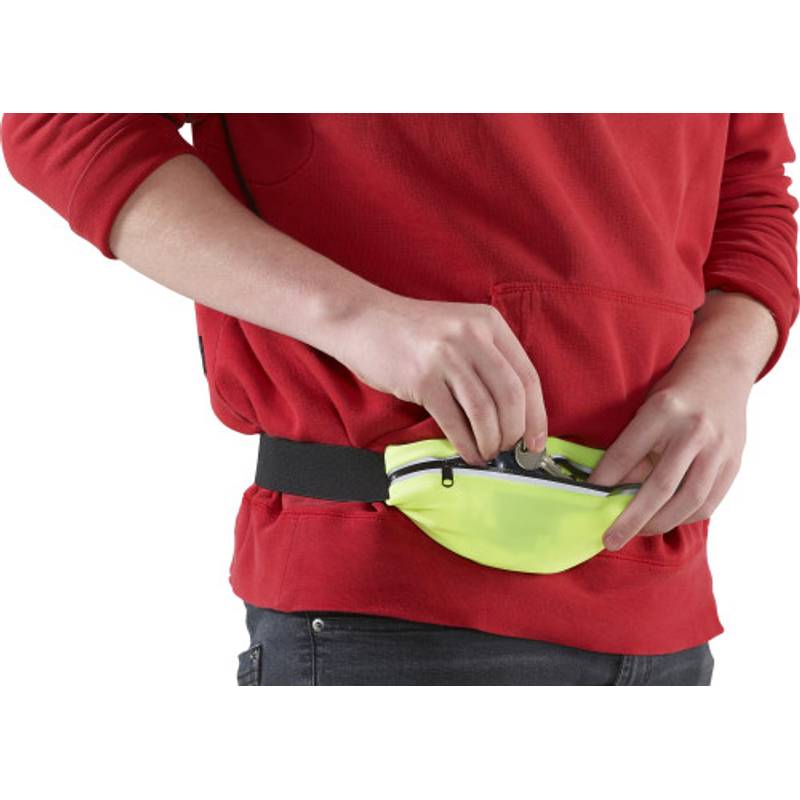 Ledvinka z voděodolného materiálu Lycra (220 gr/m?) s reflexními prvky, žlutá Ledvinka z voděodolného materiálu Lycra (220 gr/m?) s reflexními prvky, žlutá