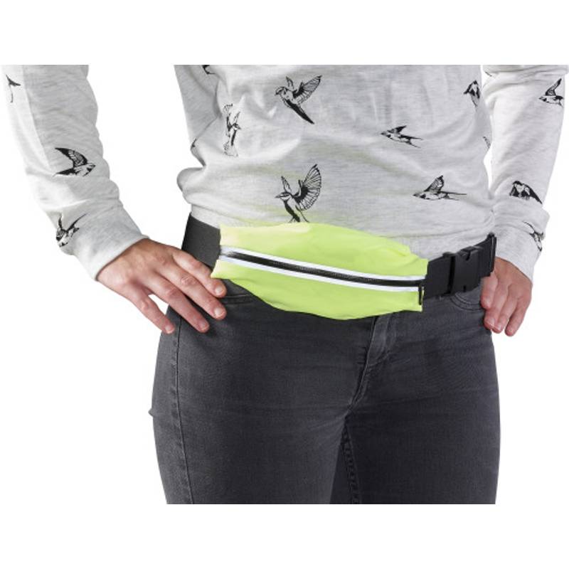 Ledvinka z voděodolného materiálu Lycra (220 gr/m?) s reflexními prvky, žlutá Ledvinka z voděodolného materiálu Lycra (220 gr/m?) s reflexními prvky, žlutá