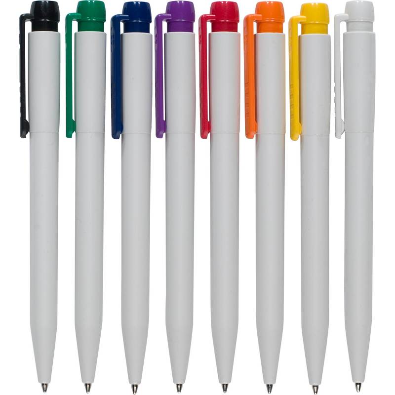 Plastové kuličkové pero Stilolinea, bílá Plastové kuličkové pero Stilolinea, bílá