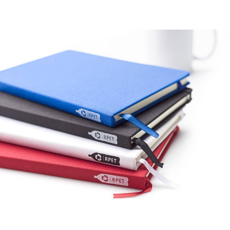 Poznámkový blok A5 z RPET, bílá Poznámkový blok A5 z RPET, bílá