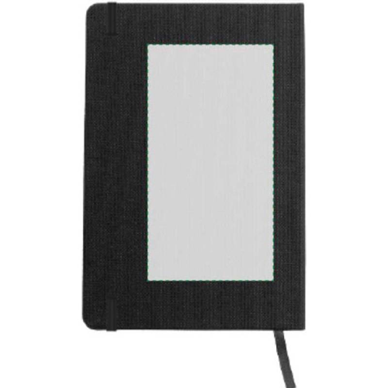 Poznámkový blok A5 z RPET, bílá Poznámkový blok A5 z RPET, bílá