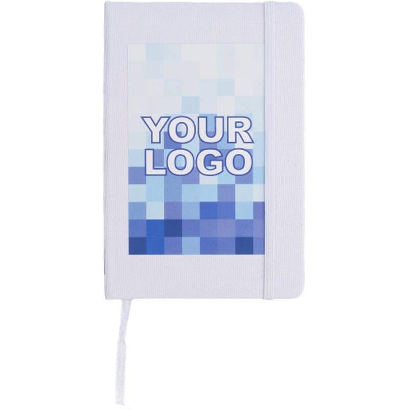 Poznámkový blok A5 z RPET, bílá Poznámkový blok A5 z RPET, bílá