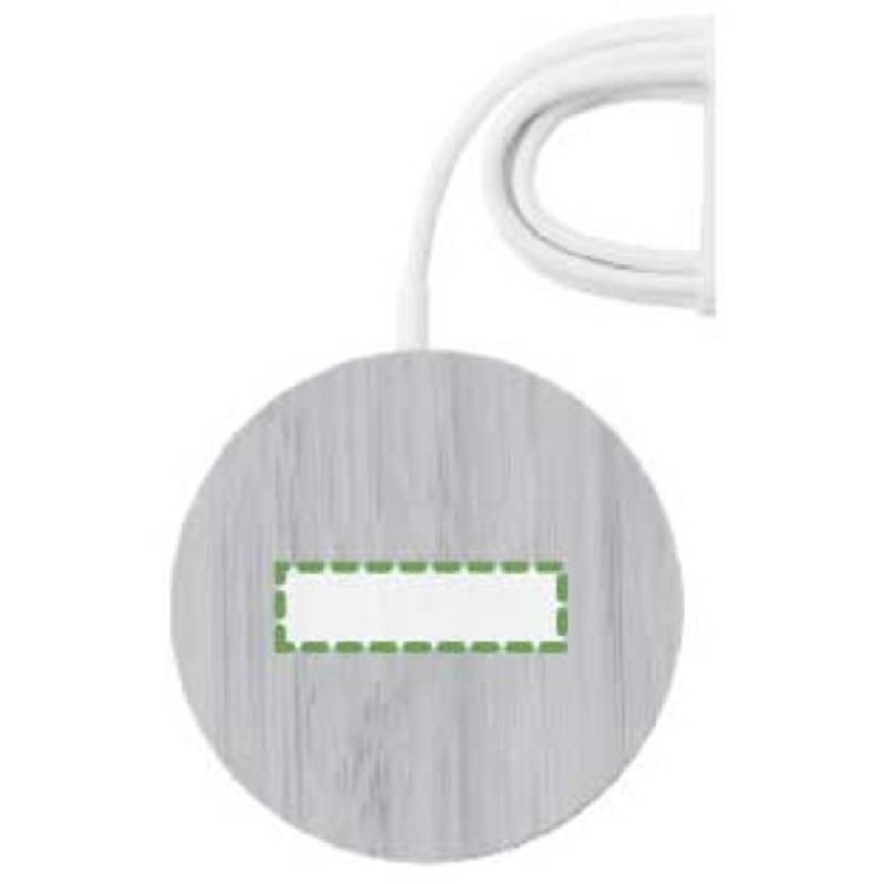 Bezdrátová nabíječka z bambusu. Bezdrátová nabíječka z bambusu.