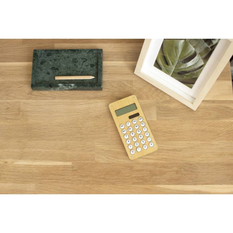 Bambusová kalkulačka, hnedá