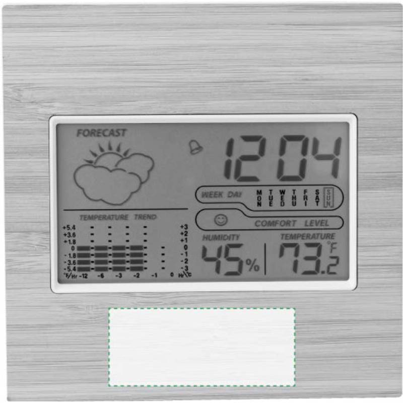 Bambusová meteostanice, hnědá Bambusová meteostanice, hnědá