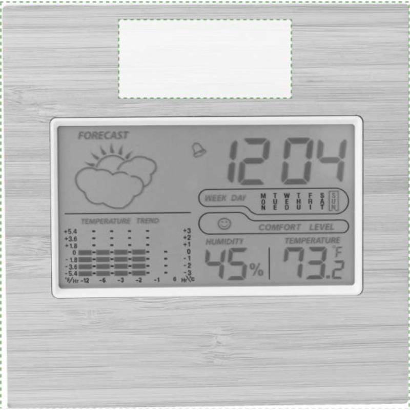 Bambusová meteostanice, hnědá Bambusová meteostanice, hnědá