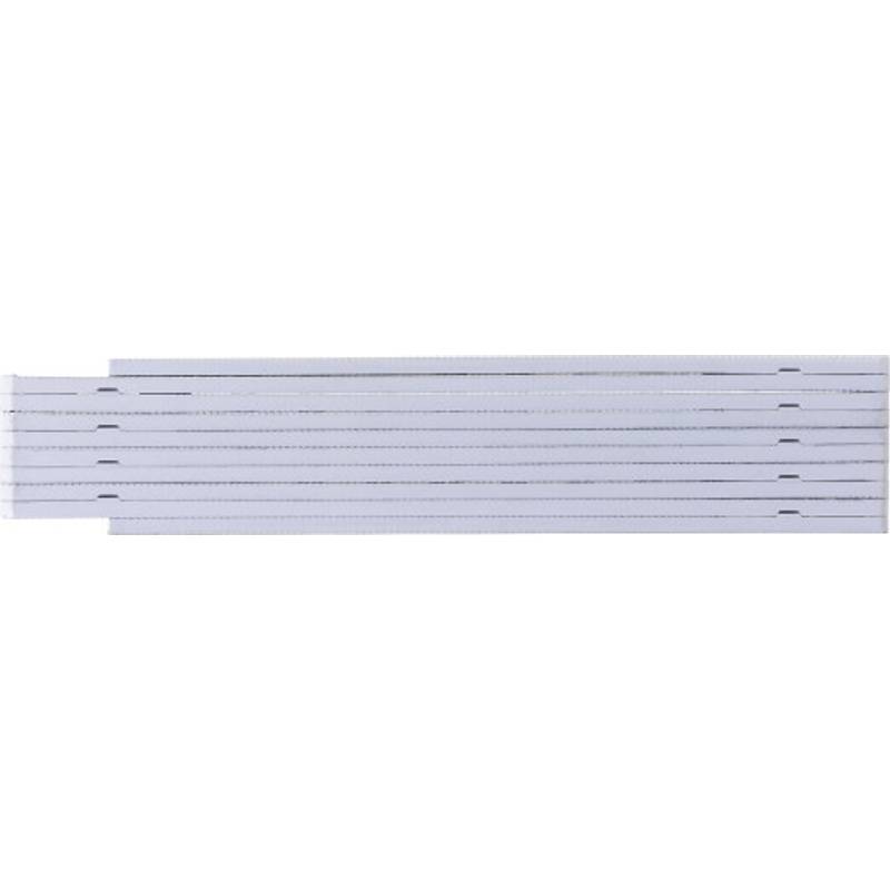 Plastový skladací metr, bílá Plastový skladací metr, bílá