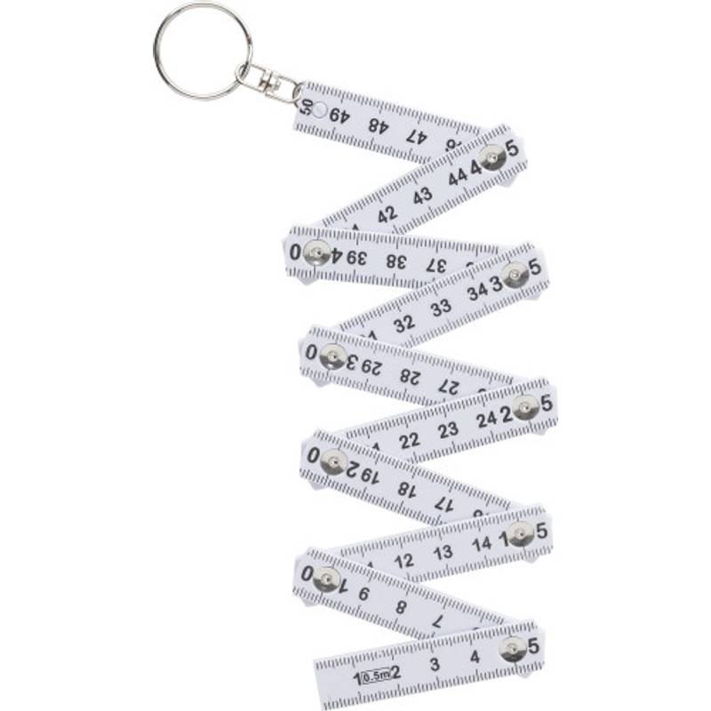 Plastový skladací metr, bílá Plastový skladací metr, bílá