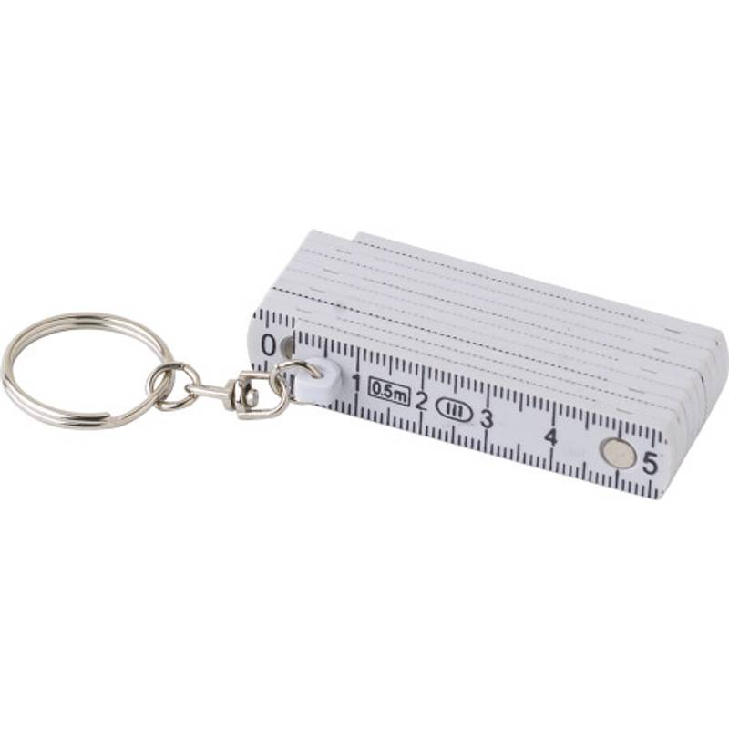 Plastový skladací metr, bílá Plastový skladací metr, bílá
