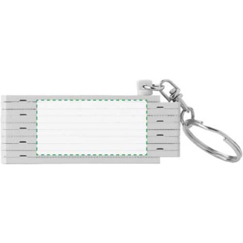 Plastový skladací metr, bílá Plastový skladací metr, bílá