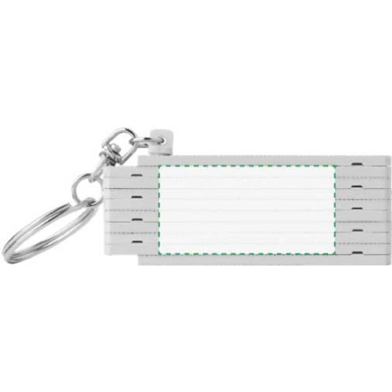 Plastový skladací metr, bílá Plastový skladací metr, bílá