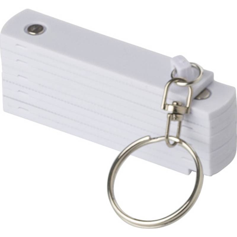 Plastový skladací metr, bílá Plastový skladací metr, bílá