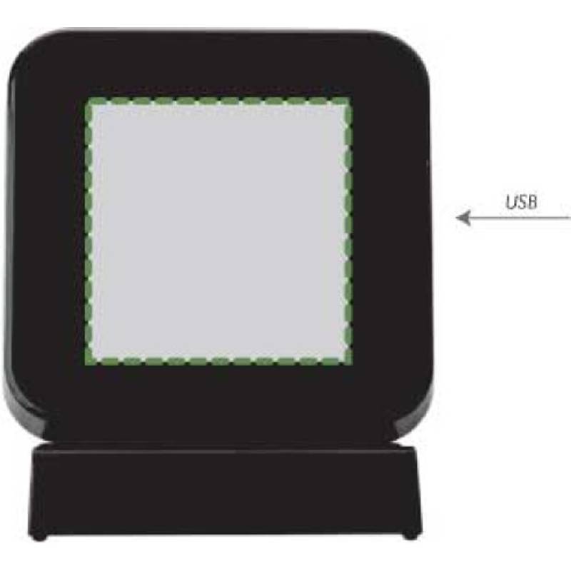 Plastová bezdrôtová nabíjačka, čierna Plastová bezdrôtová nabíjačka, čierna