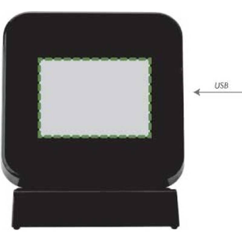 Plastová bezdrôtová nabíjačka, čierna Plastová bezdrôtová nabíjačka, čierna