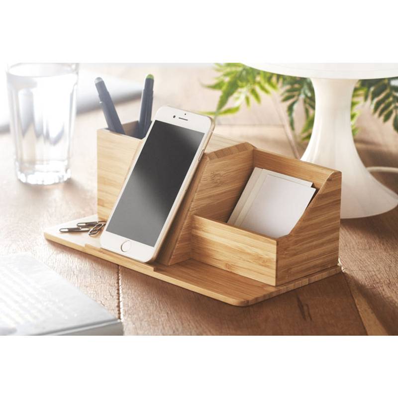 GROOVY Stolní bezdrátová nabíječka , hnědá GROOVY Stolní bezdrátová nabíječka , hnědá